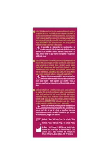 Control Lub Gel Warm Touch - Lubrificante Intimo ad Effetto Calore | Maggiore Piacere