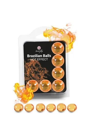 Set of 6 Brazilian Balls Heat Effect - Explosive Sensation of Pleasure