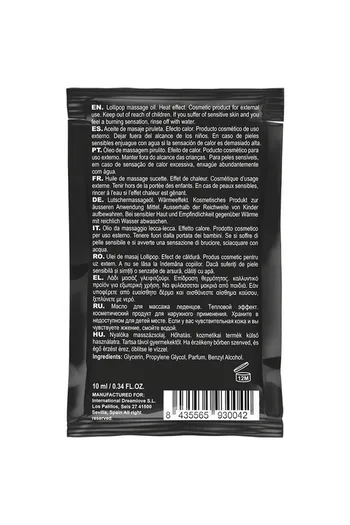 Heat Effect Massage Oil Sensation - Coquette Chic Desire