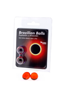 PACK 2 BRAZILIAN BALLS EXCITING GEL - Hot & Cold Effect | Diablo Picante