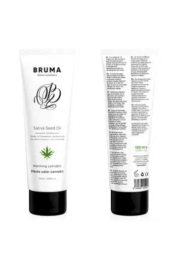 BRUMA Warming Cannabis Flavored Lubricant | Intimate Innovation