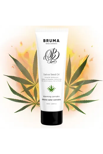 Gel Scorrevole BRUMA con Effetto Calore e Sapore Cannabis | Innovazione Intima