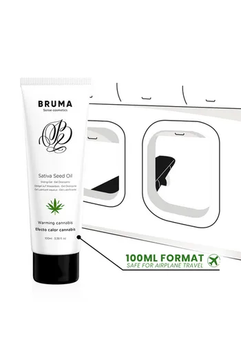 Gel Scorrevole BRUMA con Effetto Calore e Sapore Cannabis | Innovazione Intima