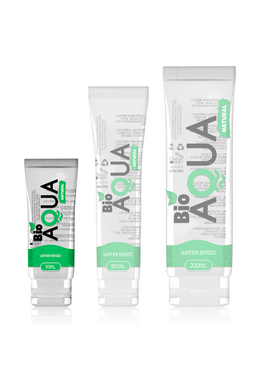 BIOAQUA® Natural Lubricant: 100% Safe Intense Pleasure