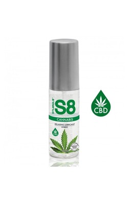Lubrificante Ibrido Cannabis S8 - Effetto Calore Duraturo e Sicuro