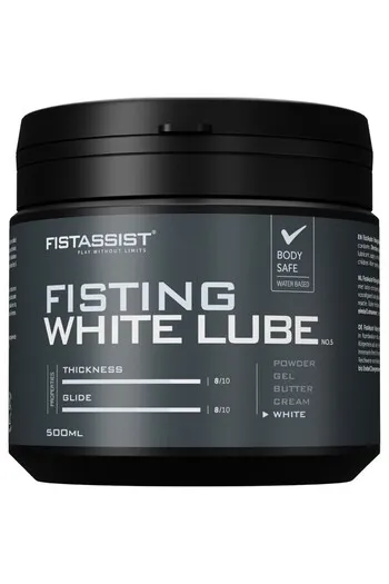 Fisting White Lube di Fist Assist - Gel Lubrificante Extra Spesso per Giochi Visivi