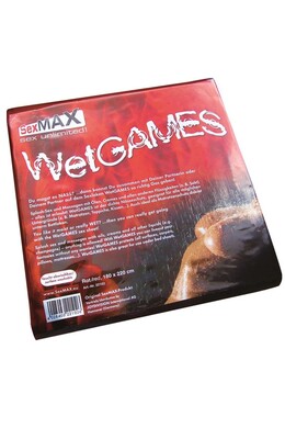 Red latex sheet for erotic games