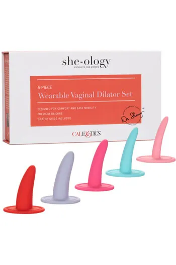 Set Dilatatore Vaginale She-Ology 5 Pezzi - Rivitalizza e Fortifica i Muscoli Vaginali