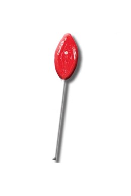 Strawberry-Flavored Lip-Shaped Lollipop - Diablo Picante