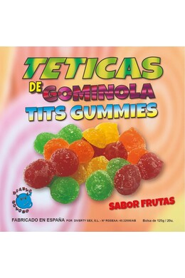 Sexy breast-shaped chewy candies