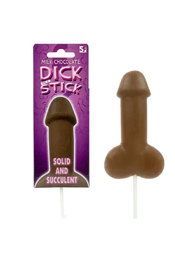 Lollipop al Cioccolato al Latte a Forma di Pene - Golosità Umoristica per Feste