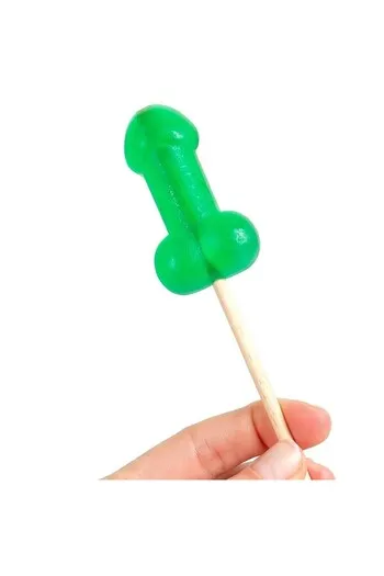 Mint Flavored Phallic Lollipop with Cooling Effect - Try It Now!