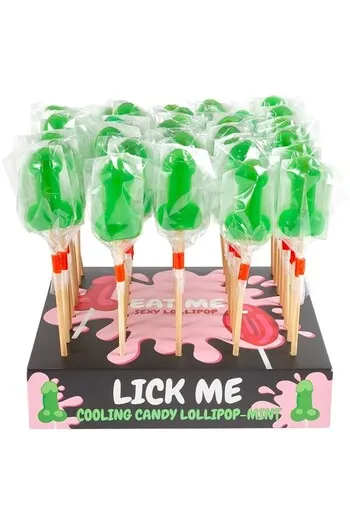 Phallic Lollipop with Mint Flavor and Cooling Effect - Try It Now!