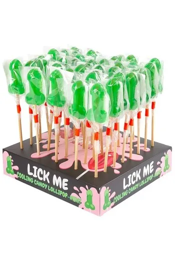 Phallic Lollipop with Mint Flavor and Cooling Effect - Try It Now!