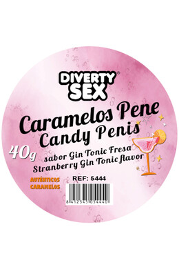 Caramelle a Forma di Pene Gin Tonic - 20 Pezzi