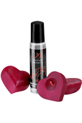 Kit Extase Sensual: Velas Petali Rosa e Gel Lubrificante Fragola per una Notte di Passione