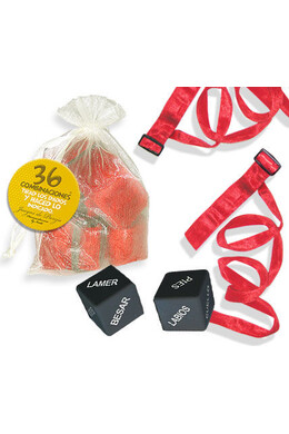 INEDIT - KIT BAG ORGANZA TIES RED