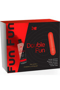 Double Fun di INTT: Kit Vibromassaggiatore con Gel Lubrificante alla Fragola