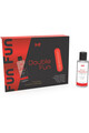 INTT Double Fun: Rechargeable Vibrator Kit with Strawberry Lubricant Gel