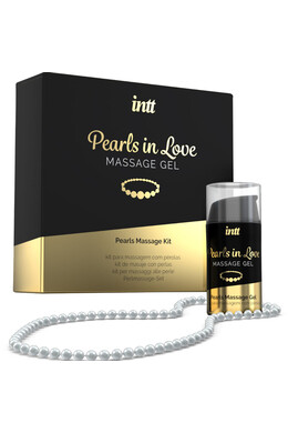 Pearls In Love by INTT - Massage Kit with Gel and Pearl Necklace