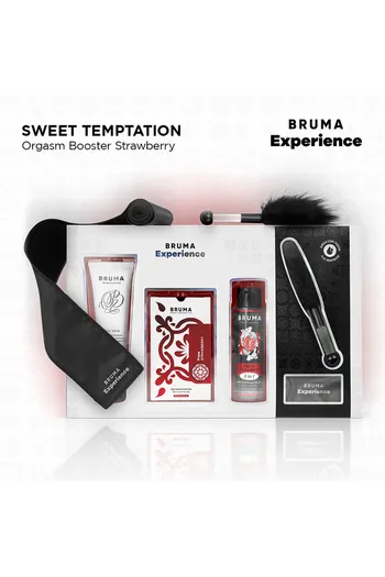 BRUMA Strawberry Sensual Pack - Stimulating Gel and Intimacy Accessories