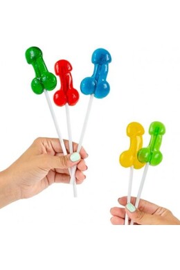 SECRETPLAY - DISPLAY ASSORTMENT PENIS LOLLIPOPS WITH ALCOHOL 40 UNITS