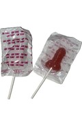 Penis Lollipop Gin Tonic Strawberry with 10% Alcohol - Diverty Sex