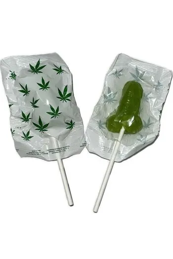 Pirulita Diverty Sex - Forma di Pene con Aroma di Marijuana | Regalo Divertente