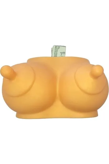 Breast-Shaped Piggy Bank - Save with Humor and Style | DIVERTY SEX