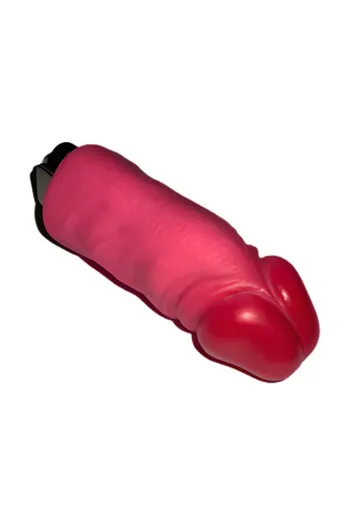 Accendino a forma di pene rosa fucsia - Ricaricabile