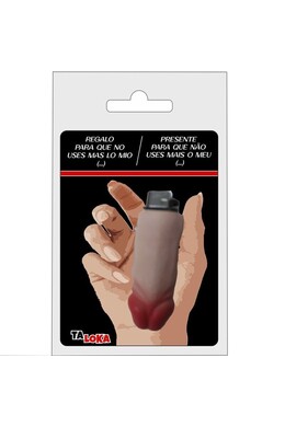TALOKA - FANTASTIC LIGHTER IN THE SHAPE OF A FLESH COLOR PENIS