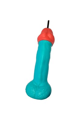 Blue Penis-Shaped Cup - Fun for Parties and Celebrations | Diverty Sex