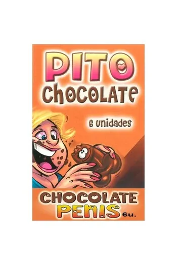 Scatola di 6 Cioccolatini a Forma di Pene - Regalo Divertente per Feste
