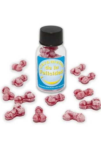 Caramelle Penis a Forma di Pene - Gusto Fragola e Ciliegia per Feste Spassose