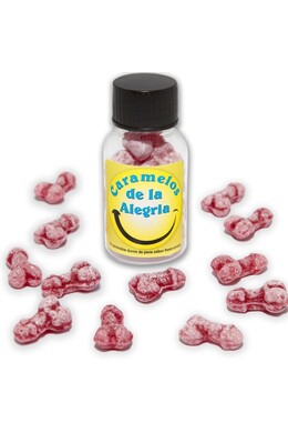 Caramelle a Forma di Pene per Feste - Sapore Fragola e Ciliegia