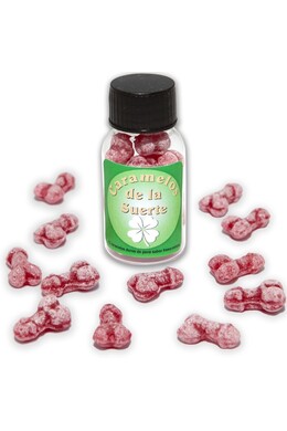 Penis-Shaped Fortune Candies - Strawberry & Cherry Flavor for Parties