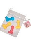 Set of 4 Mini Penis-Shaped Soaps for Bachelor/Bachelorette Parties | Original and Fun Gift