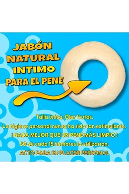 Donut-Shaped Intimate Soap for Penis - Original and Practical Gift
