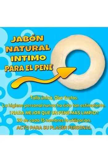 Donut-Shaped Intimate Soap for Penis - Original and Practical Gift