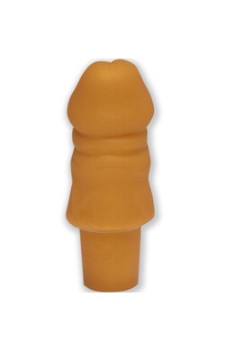 Tappo per Bottiglie a Forma di Pene Dorato - Accessorio Divertente per Feste