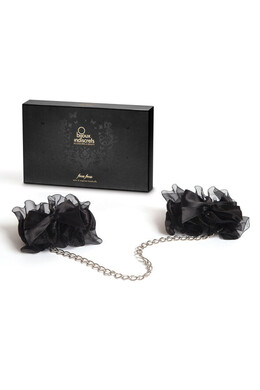 Frou Frou - Set di Manette Sensuali in Organza e Satiné per Esperienze Intime Indimenticabili