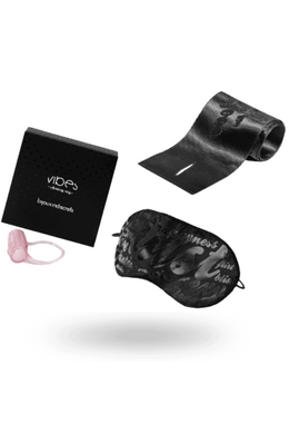 Vibrating Ring, Cuffs and Mask for Sensual Play