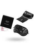 Vibrating Ring, Cuffs and Mask for Sensual Play
