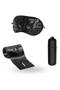 Extreme Sensuality Set: Handcuffs, Mask, Gel & Bullet Vibrator for Intense Games