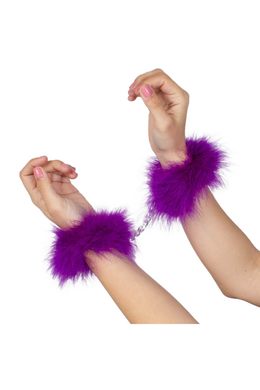 Sensual Marabou Chain Bracelets in Pink