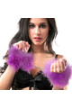 Sensual Marabou Chain Bracelets in Pink
