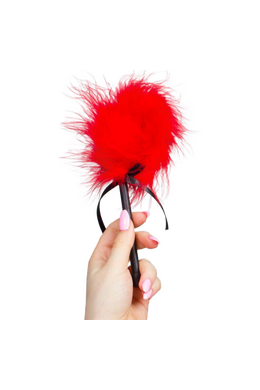 Red Marabou Feather Duster - Unique Sensations for Couples
