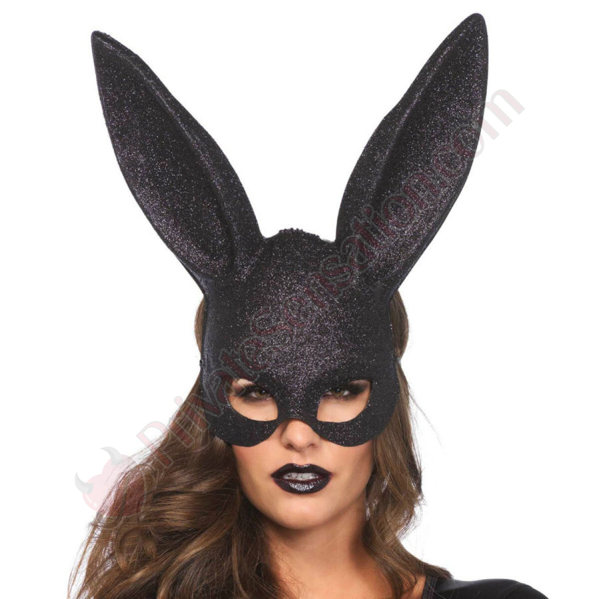 LEG AVENUE - GLITTER MASQUERADE RABBIT MASK