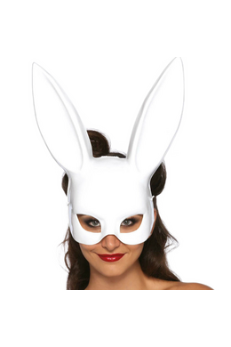 LEG AVENUE - MASQUERADE RABBIT MASK WHITE