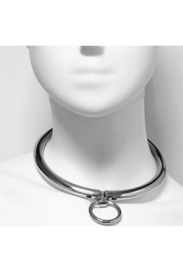 Control Collar for Submissives - Stainless Steel